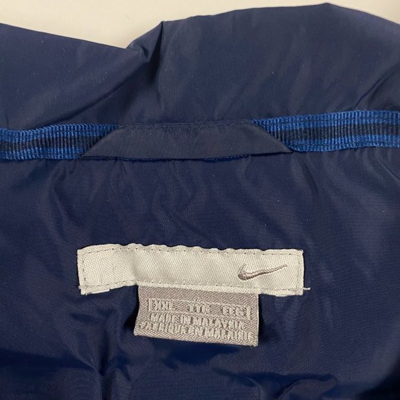 Vintage Y2K 2000s Acadia Axemen Basketball Nike Windbreaker Jacket Mens 2XL - Picture 6 of 10